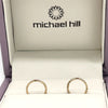 10ct Gold Earrings |NZGD| Michael Hill Everyday 11.9mm Huggies