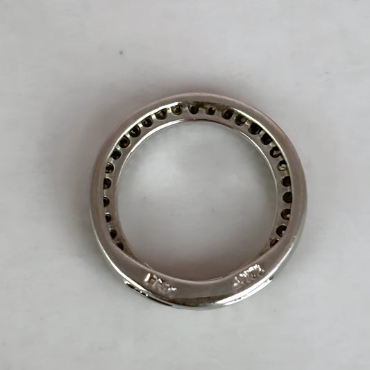 NZGD | 10ct White Gold MHJ Opulent Shine Designer Pendant