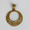 NZGD | 10ct Gold Gilded Aura Textured Pendant