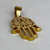 NZGD | 10ct Gold MHJ Golden Guardian Filigree Hamsa Pendant