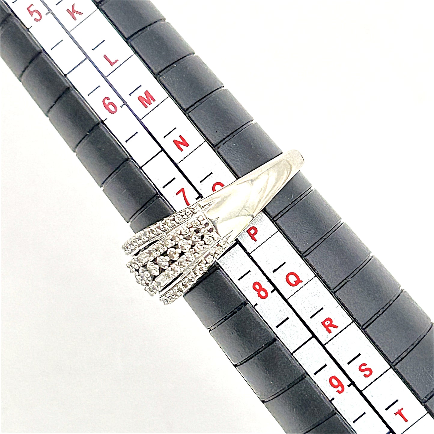 NZGD | 10ct W/Gold Michael Hill Ring Valuation $2,300-Celestial Rows Diamond Band