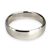 NZGD | 10ct White Gold Minimalist Pureline Band Ring Size Z