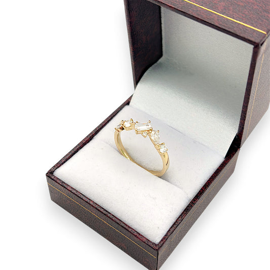 NZGD | 10ct Gold Auric Mosaic Ring Q