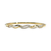 14K Gold Diamond Set Hinged Bangle, Valuation $4,000. R # 266