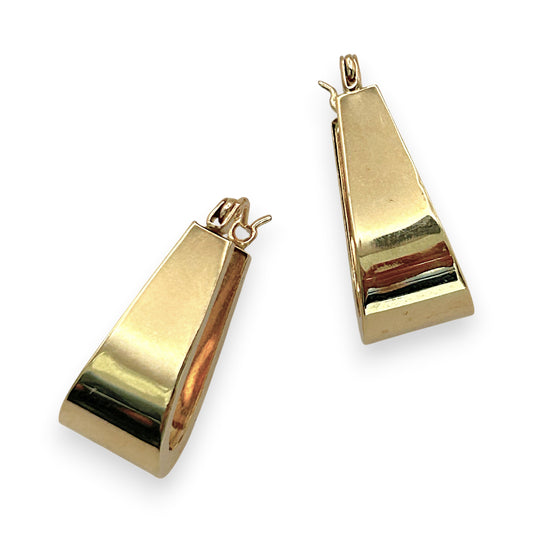 NZGD | 14ct Gold Opulent Aurora Geo Hoops 22.0mm