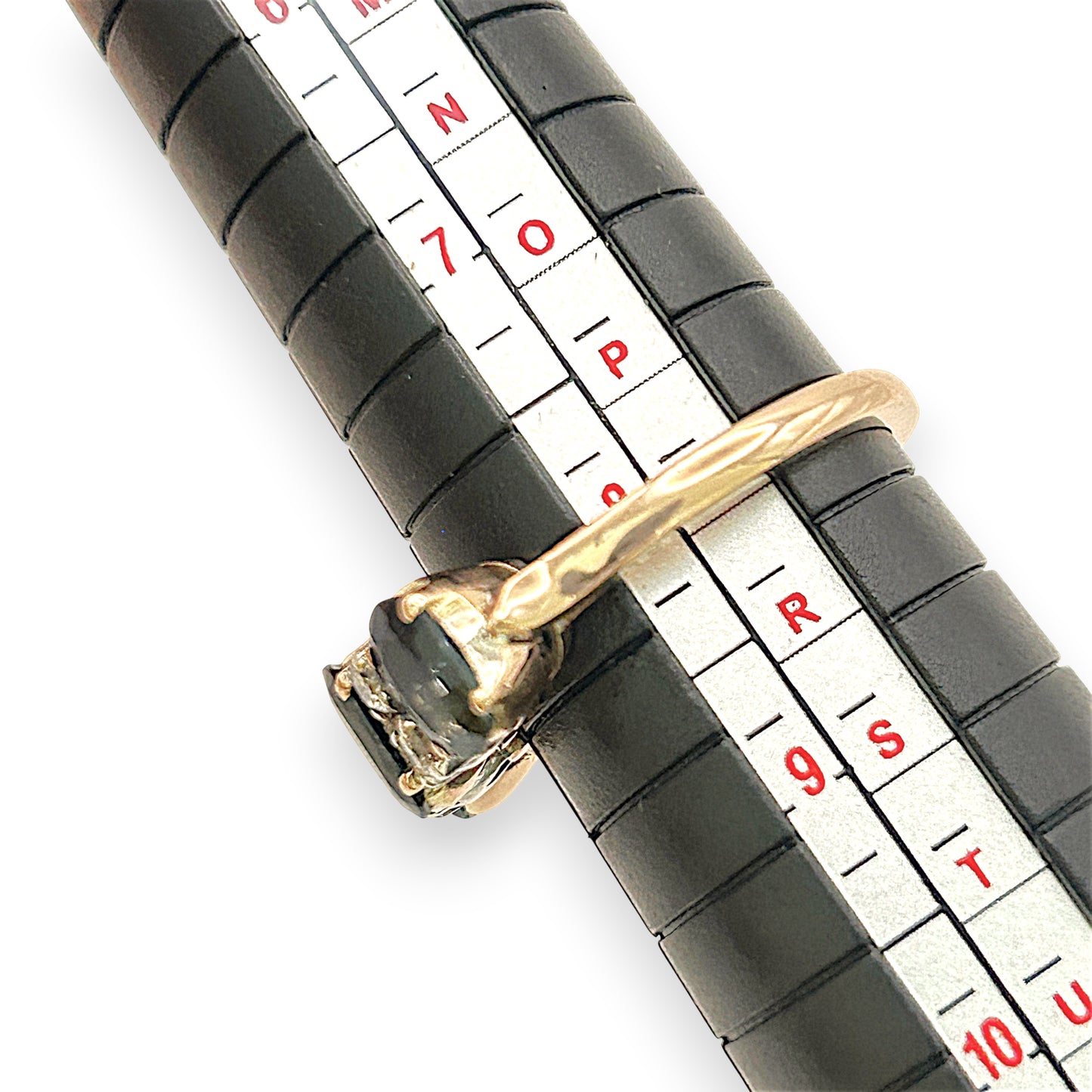 NZGD | 14ct R/W Gold Sapphire Trio Diamond Band Valuation $6,700