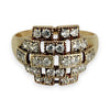 NZGD | 14ct Gold Majestic Lattice Ring Size Q