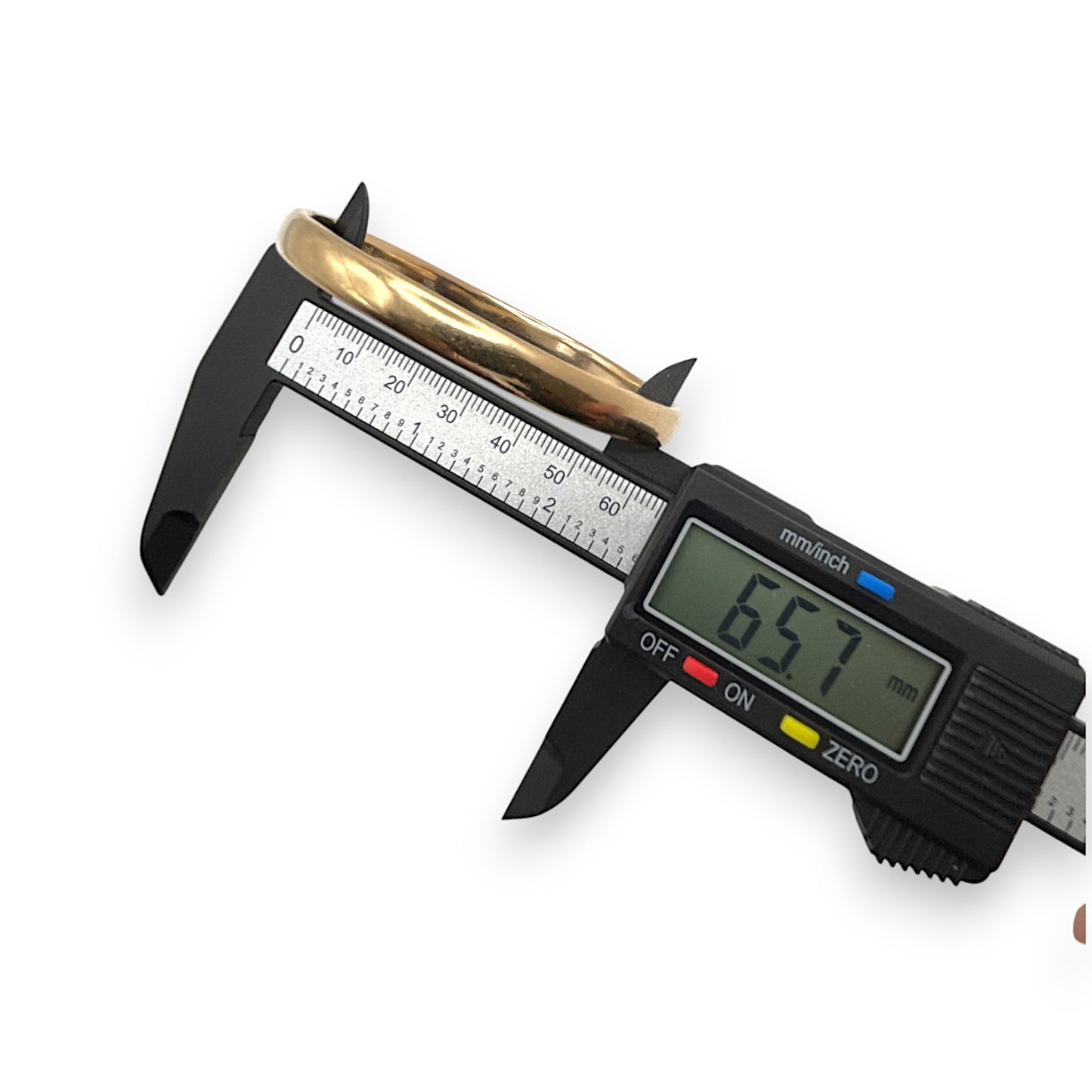 GOLD DEAL | 9ct Gold Solid Heavy Bangle Inner Size 6.57cm Valuation $9,350