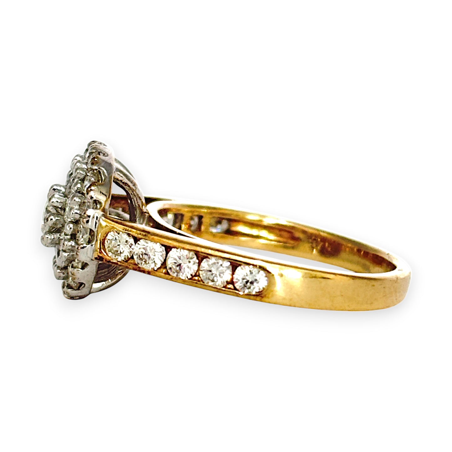 GOLD DEAL | 9ct Gold Diamond 1.06ct Ring Size K Valuation $4,650