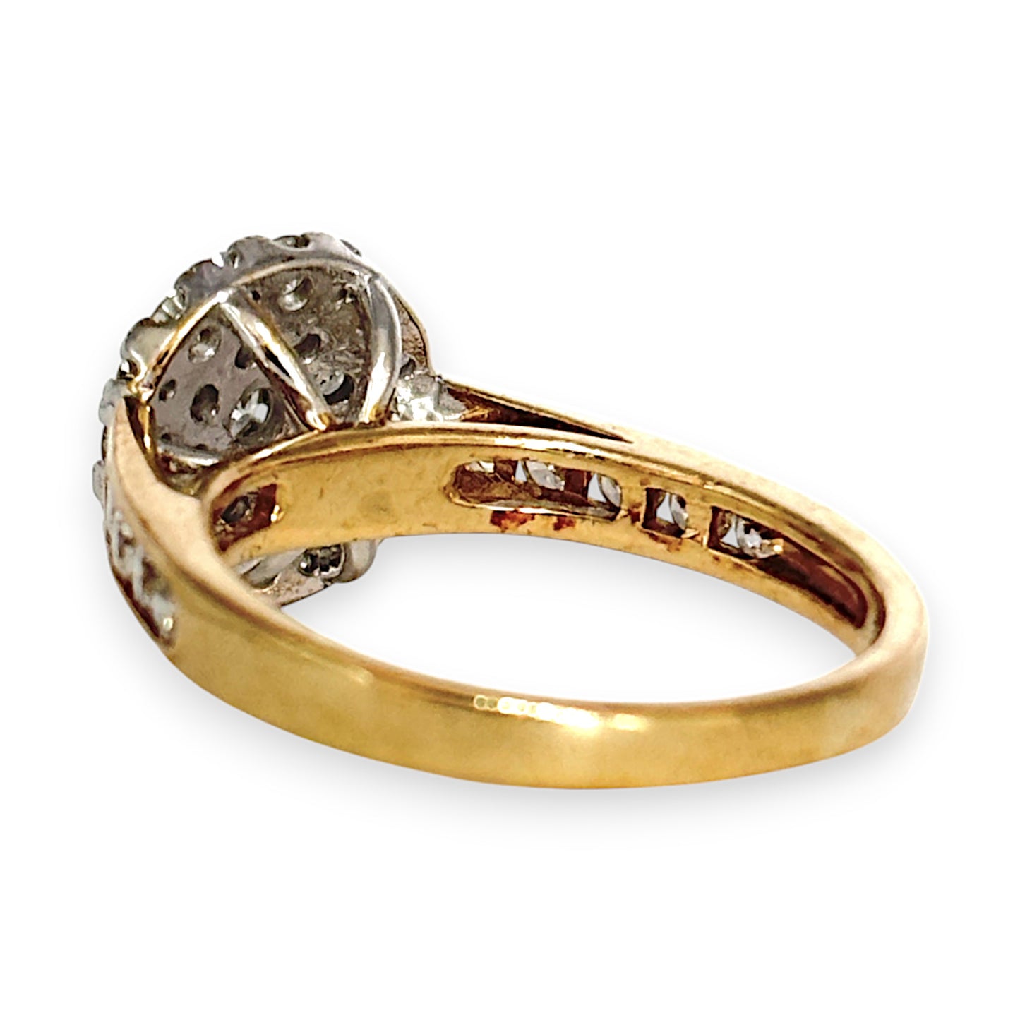 GOLD DEAL | 9ct Gold Diamond 1.06ct Ring Size K Valuation $4,650