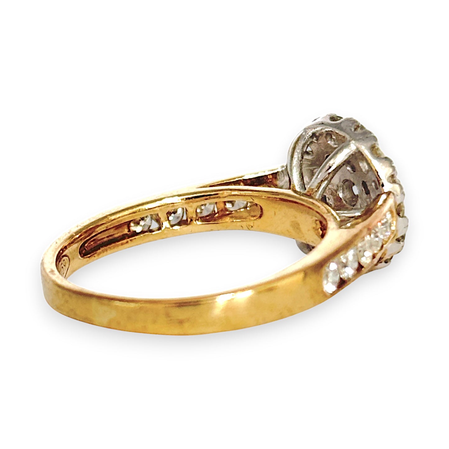 GOLD DEAL | 9ct Gold Diamond 1.06ct Ring Size K Valuation $4,650
