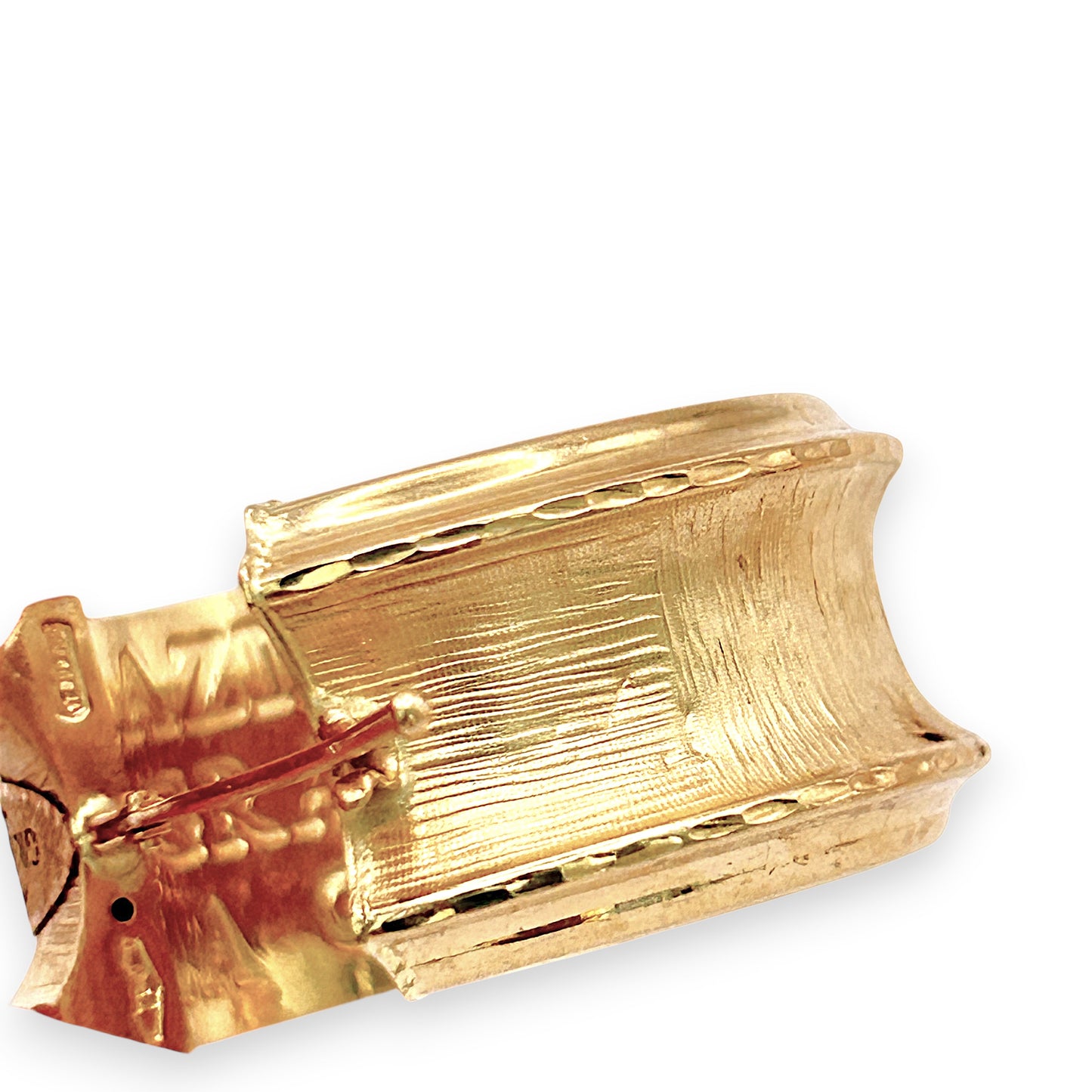 NZGD | 18ct Gold Earrings Graziella Italian Prestige Hoops 28.6mm