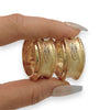 NZGD | 18ct Gold Earrings Graziella Italian Prestige Hoops 28.6mm