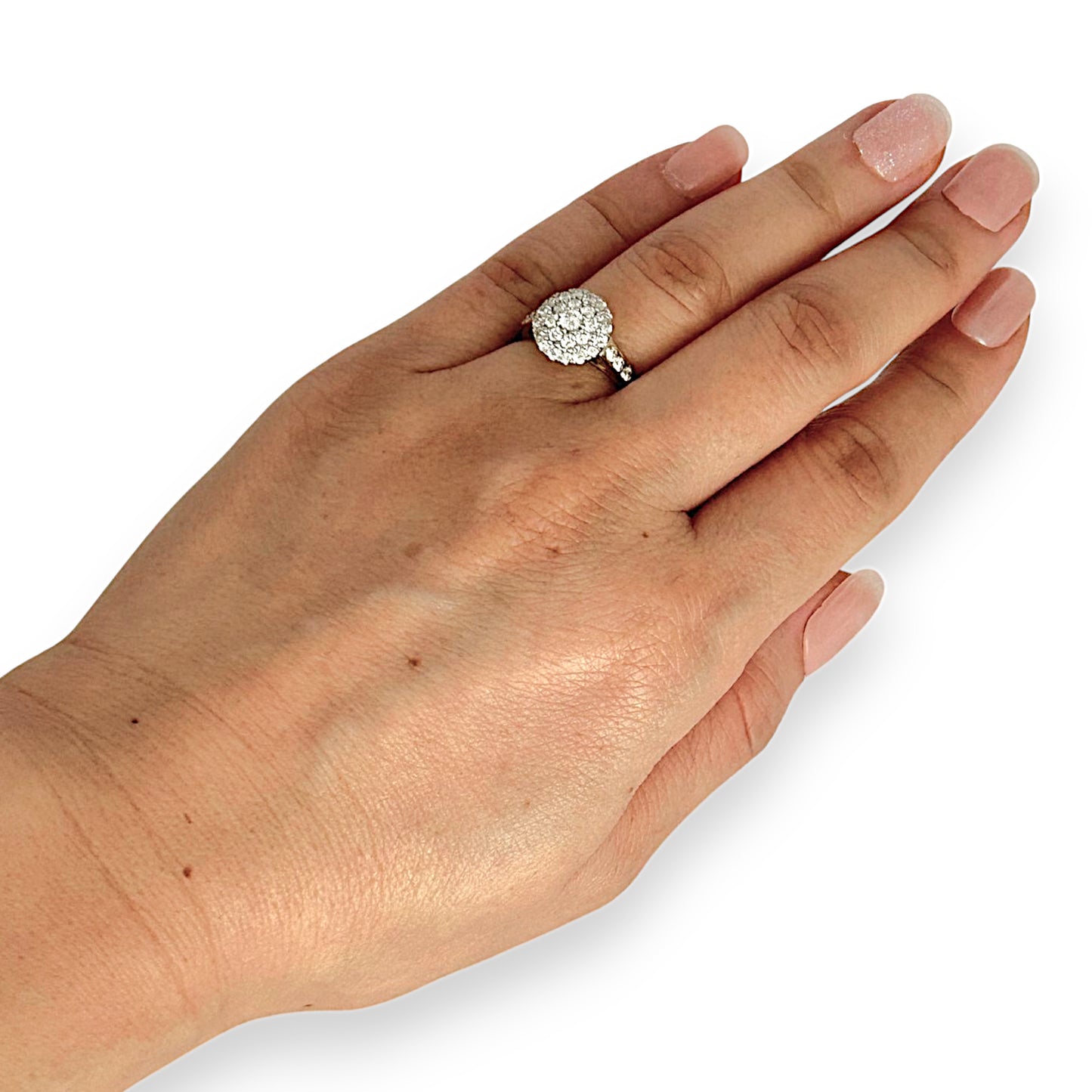 GOLD DEAL | 9ct Gold Diamond 1.06ct Ring Size K Valuation $4,650