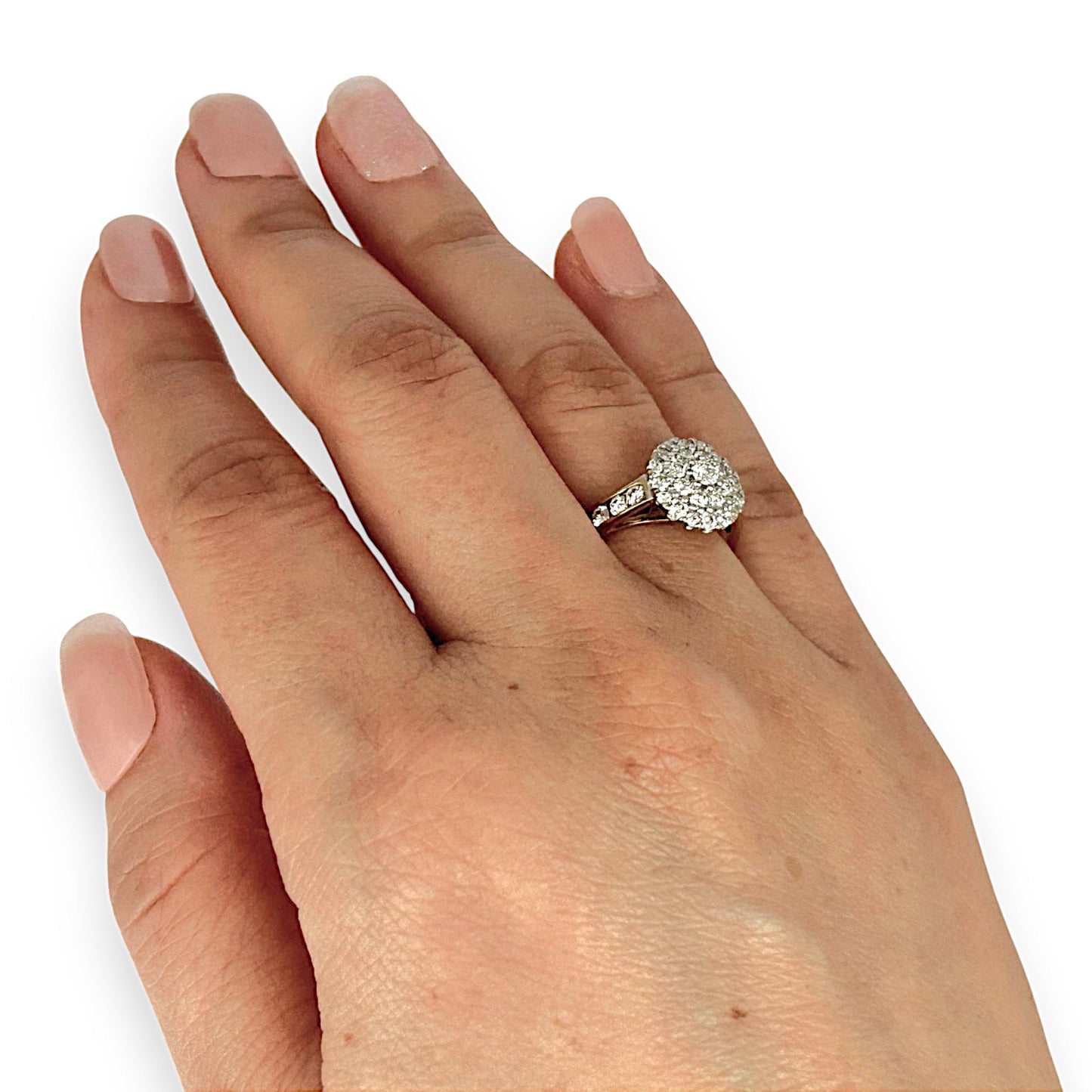 GOLD DEAL | 9ct Gold Diamond 1.06ct Ring Size K Valuation $4,650
