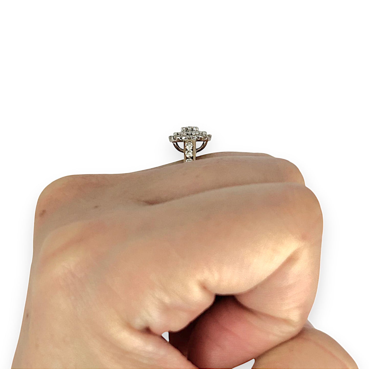 GOLD DEAL | 9ct Gold Diamond 1.06ct Ring Size K Valuation $4,650