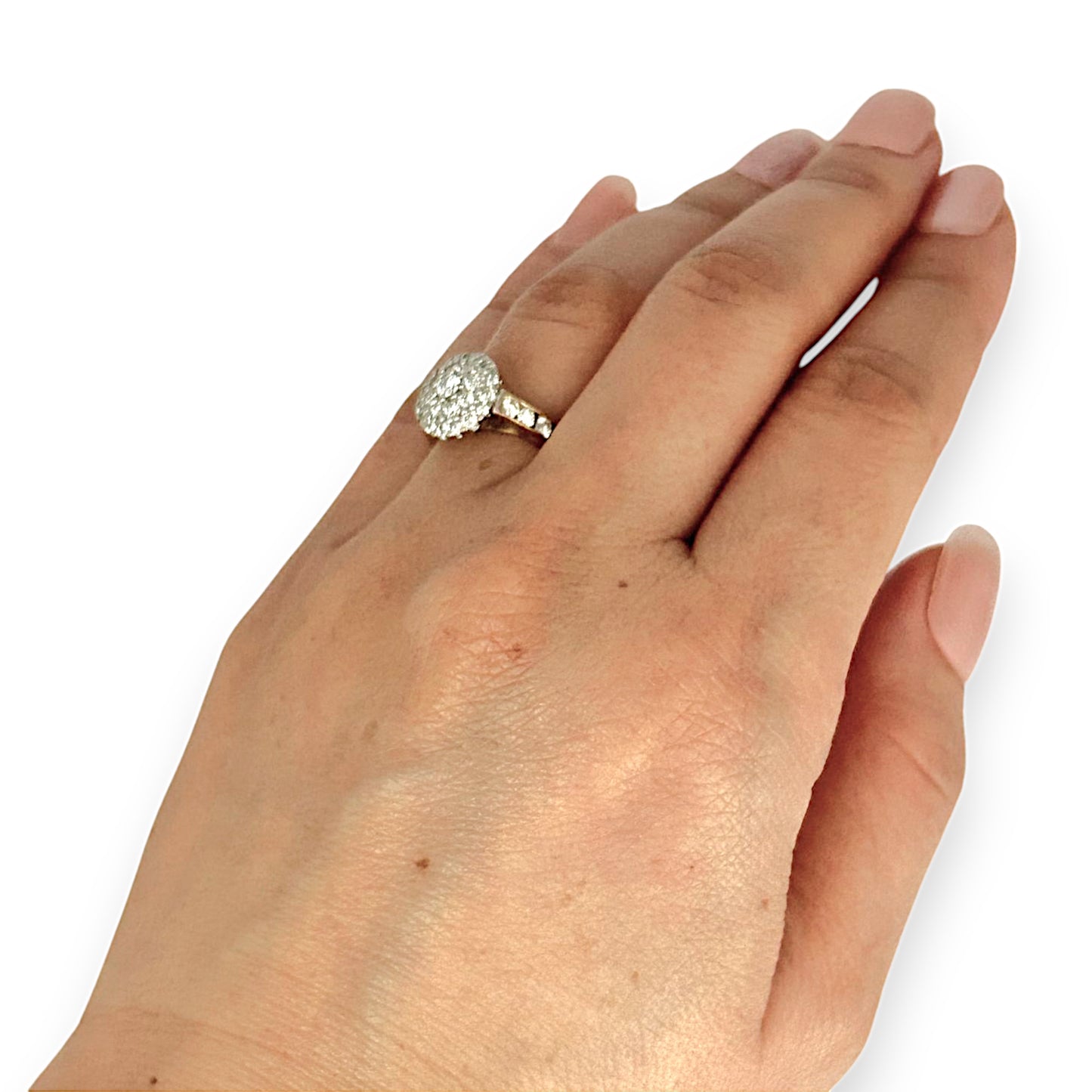GOLD DEAL | 9ct Gold Diamond 1.06ct Ring Size K Valuation $4,650
