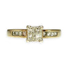 GOLD DEAL | 9ct Gold Princess Cut Diamond Ring. Valuation $2,350.00. R # 280