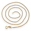 NZGD | 18ct Gold Marbella Rope Chain 47cm