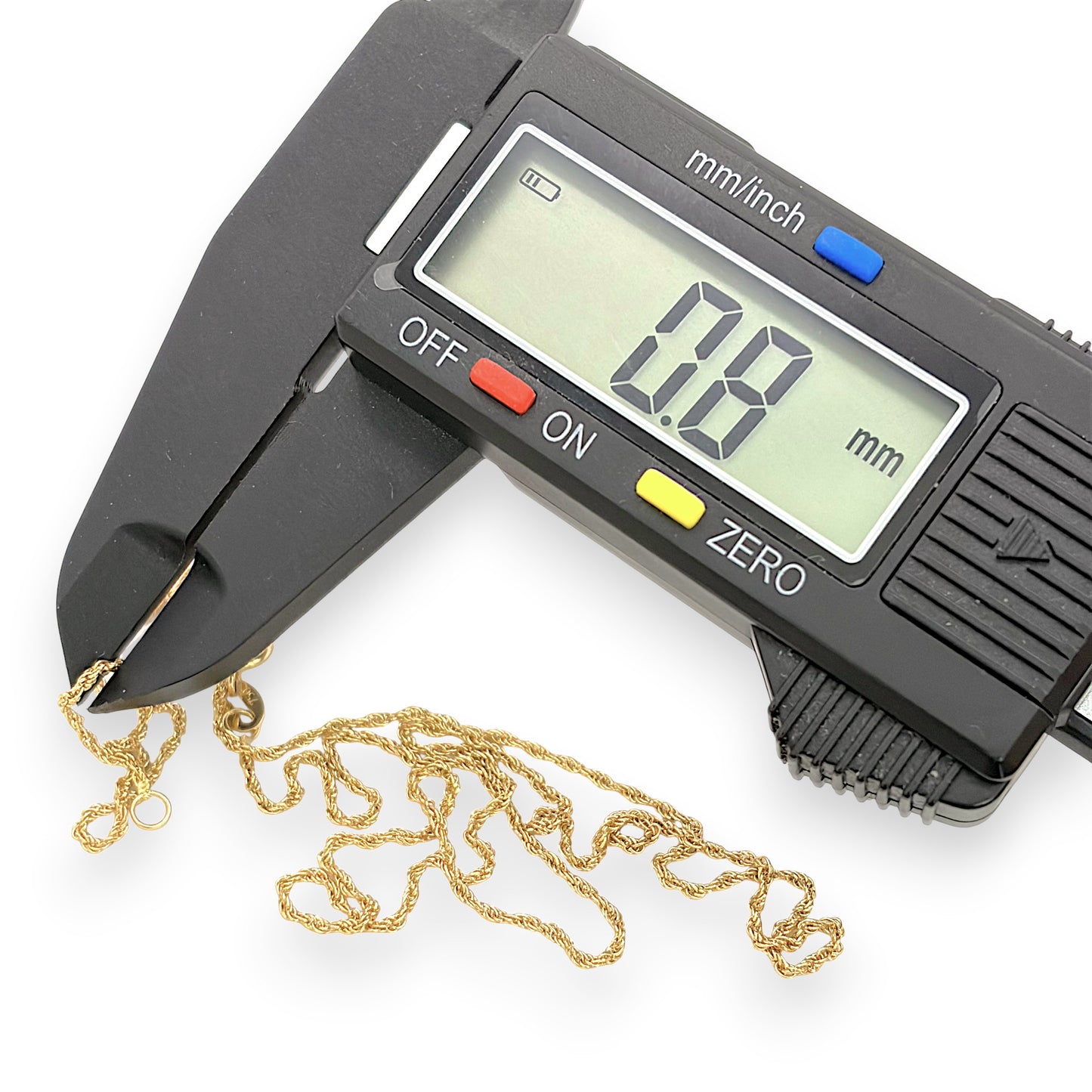 NZGD | 18ct Gold Marbella Rope Chain 47cm