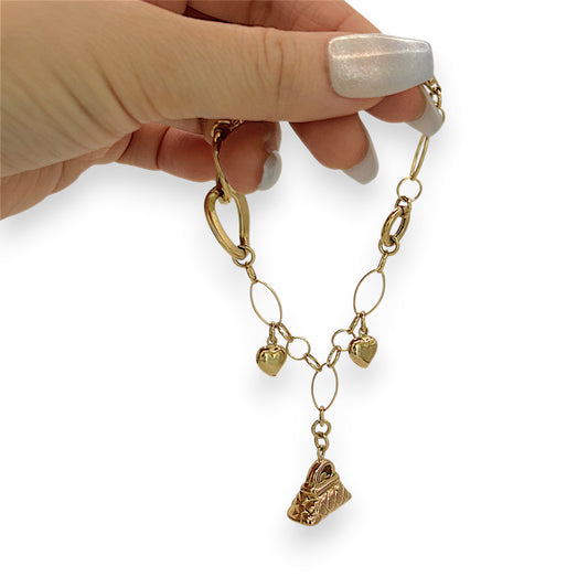 NZGD | 18ct Gold Signature Muse Charm Bracelet Valuation $7,450