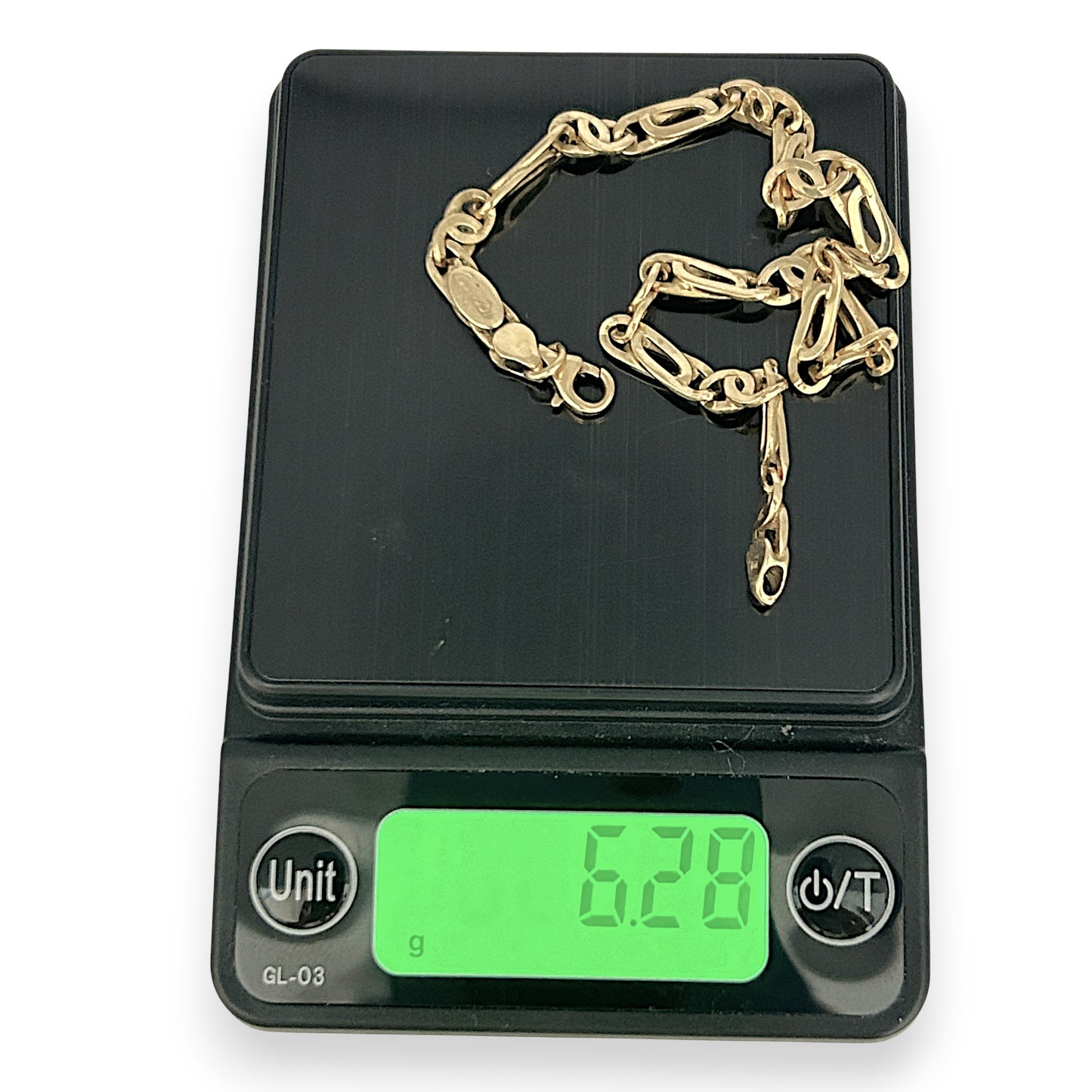 GOLD DEAL | 18kt Gold Aureon Art Link Bracelet 20.8cm