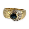 NZGD | 18ct Gold Midnight Crown Sapphire Ring Size M