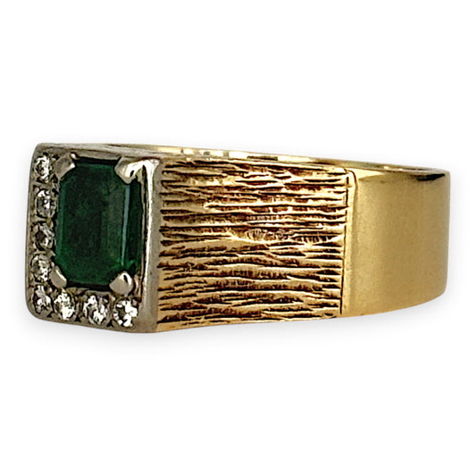 NZGD | 18ct Gold Vintage Verde Radiance Ring Valuation $4,900