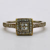 NZGD | 18ct Y/W Gold Radiant Square Diamond Ring