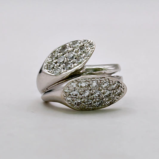 NZGD | 18ct White Gold Diamond Serenade Ring Valuation $11,500