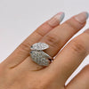 NZGD | 18ct White Gold Diamond Serenade Ring Valuation $11,500