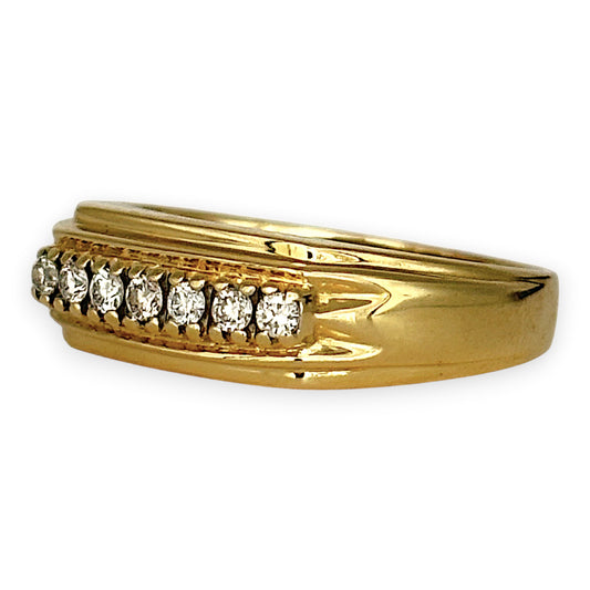 NZGD | 18ct Gold Luxe Channel Royale Ring Valuation $5,250