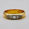 NZGD | 18ct Y/W Gold Dual‑Tone Diamond Heirloom Ring Valuation $6,600