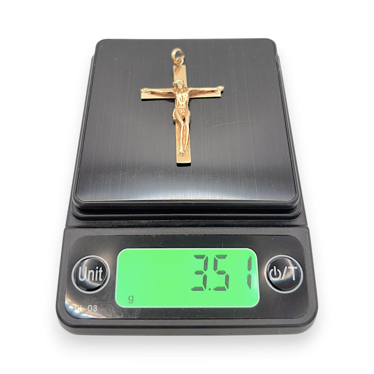 NZGD | 18ct Gold Aureate Faith Crucifix 42.4mm