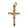 GOLD DEAL | 9ct Gold Crucifix Rounded Cross Pendant