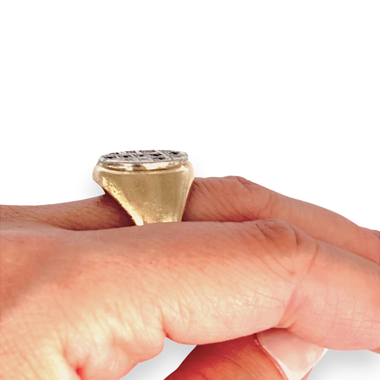 GOLD DEAL | 9ct Gold Ruby Cross Ring