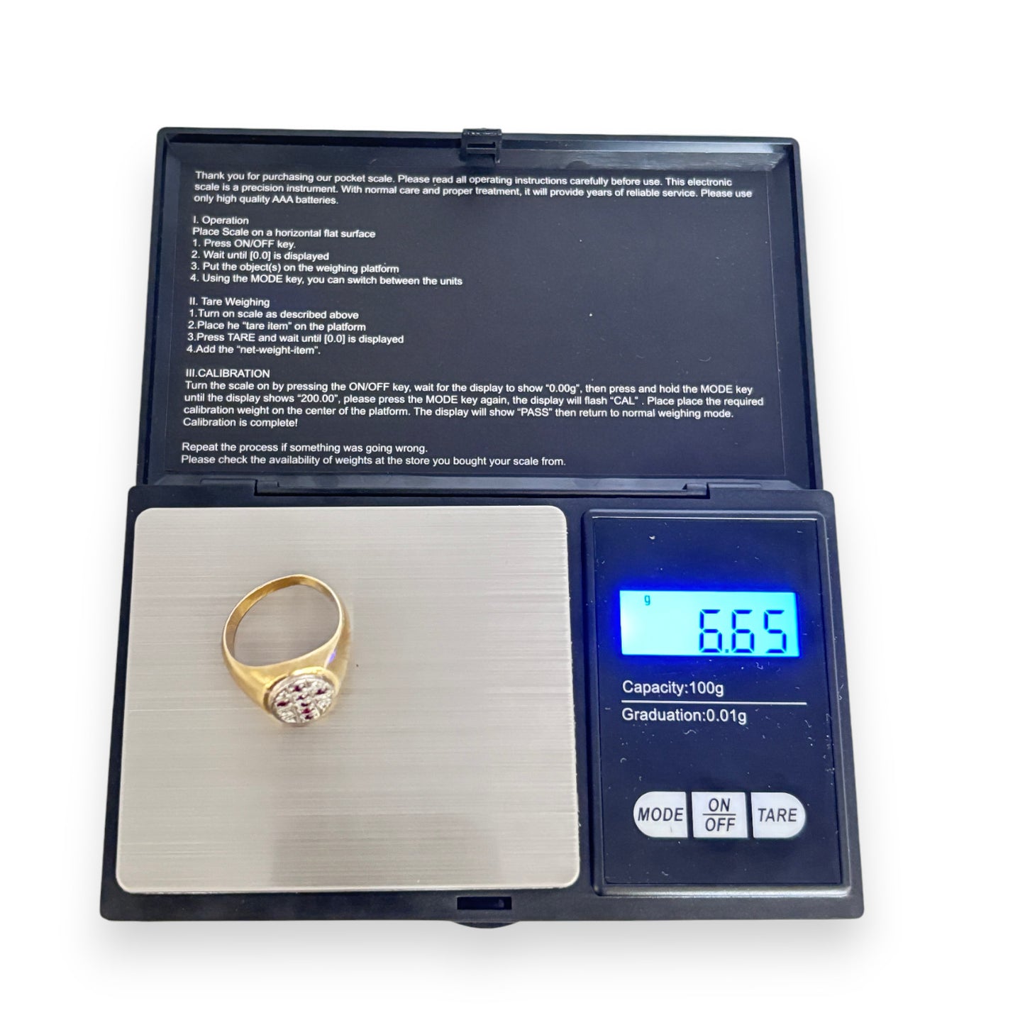 GOLD DEAL | 9ct Gold Ruby Cross Ring