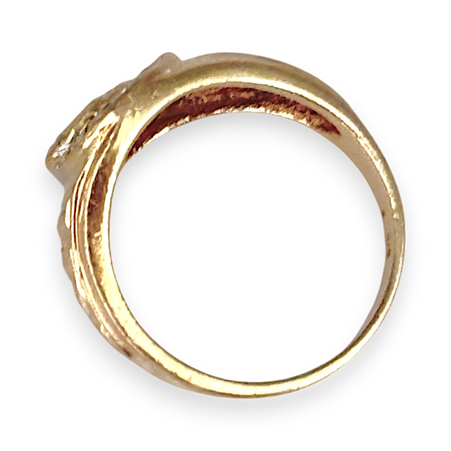 9ct Gold Diamond Set Horseshoe & Horse Head Valuation $1,800 Size Q1/2. R # 322