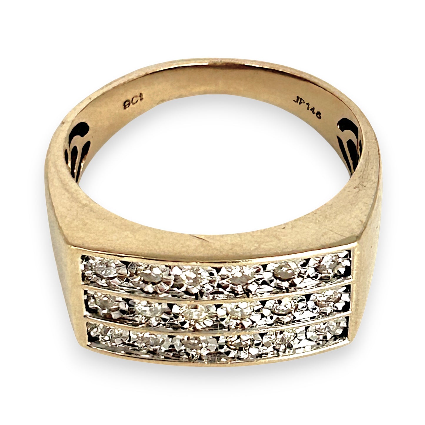 GOLD DEAL | FLASH SALE 9ct (9K) Gold Graceful Diamond 0.36ct Ring Valuation $2,600