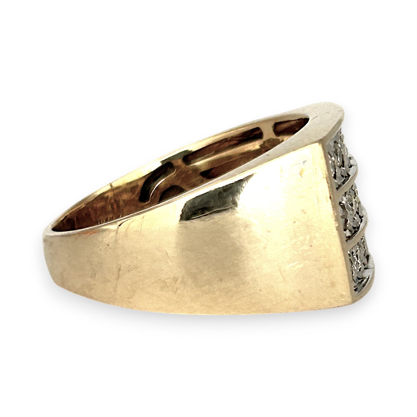 GOLD DEAL | FLASH SALE 9ct (9K) Gold Graceful Diamond 0.36ct Ring Valuation $2,600