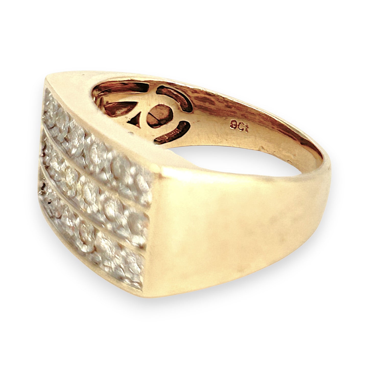 GOLD DEAL | FLASH SALE 9ct (9K) Gold Graceful Diamond 0.36ct Ring Valuation $2,600