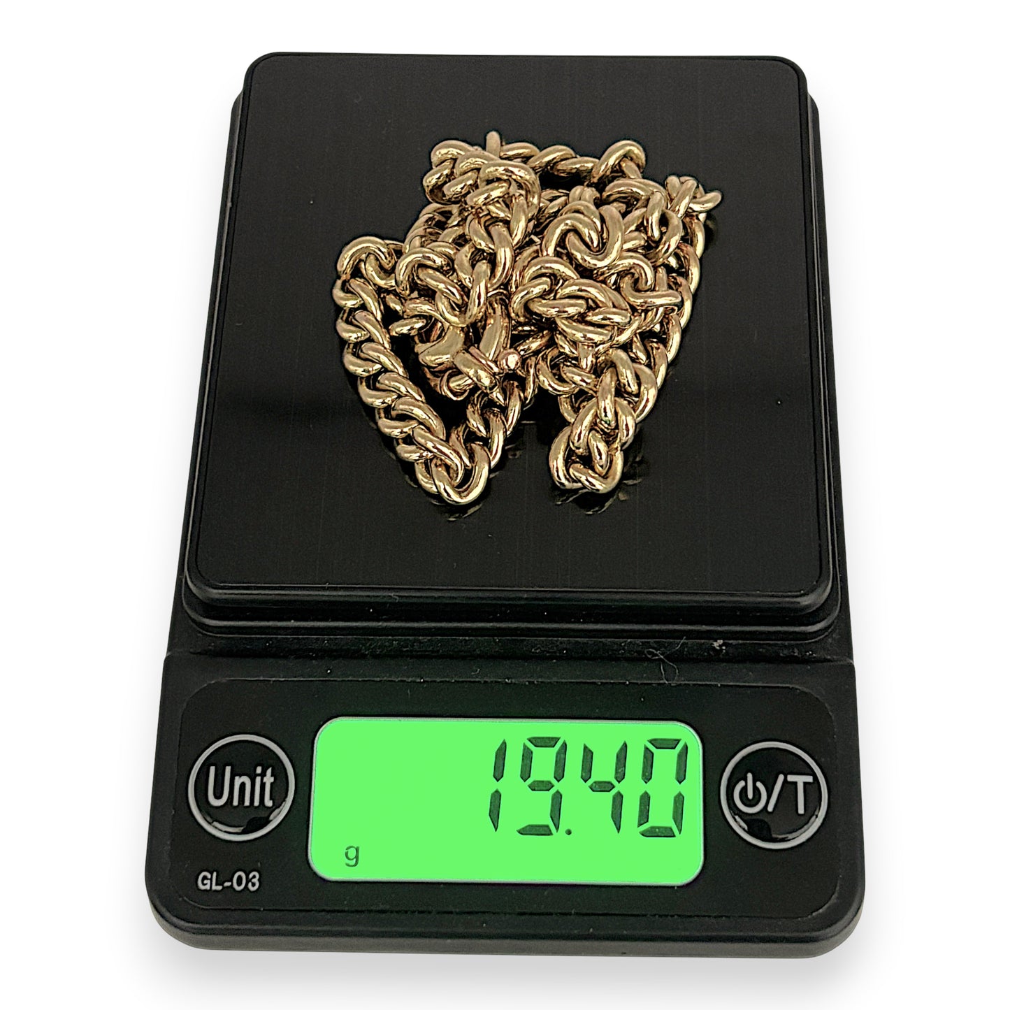 NZGD | 9ct Gold Vintage Curb Classic Chain 42cm