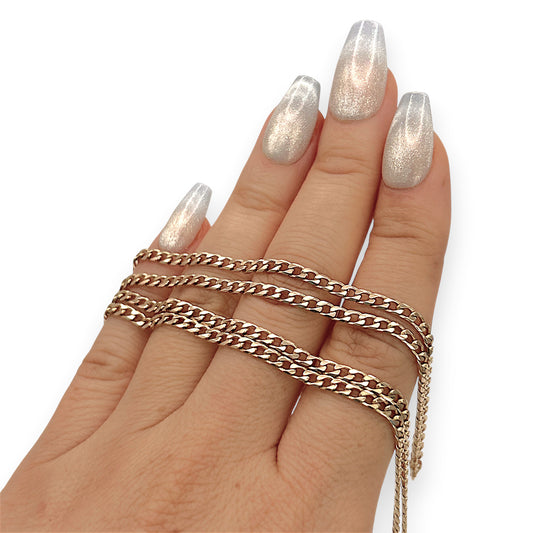 NZGD | 9ct Gold UNOAERRE Urban Curb Chain 55cm