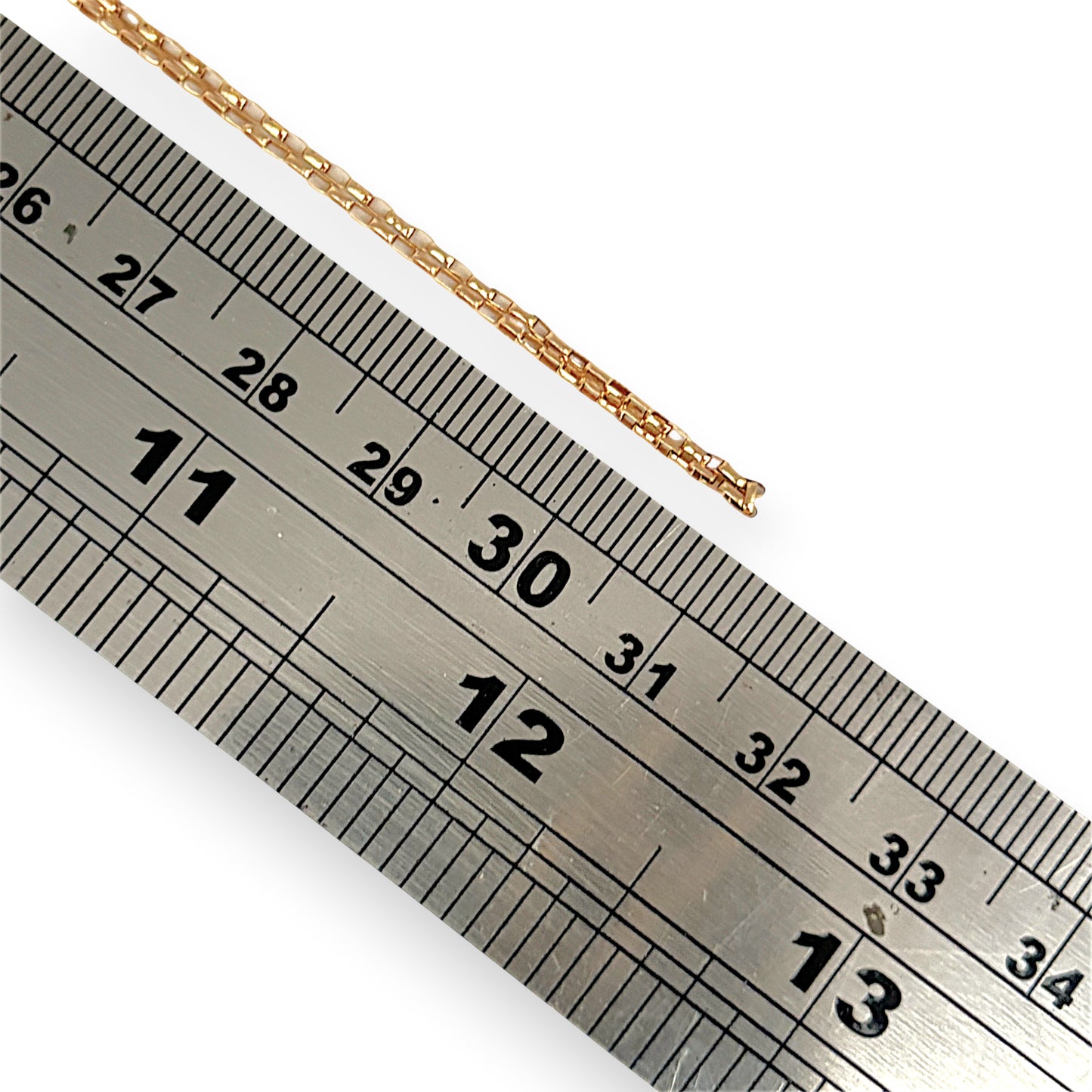 GOLD DEAL | 9ct (9kt) Gold Trace-Link Light-Weight Chain 62cm
