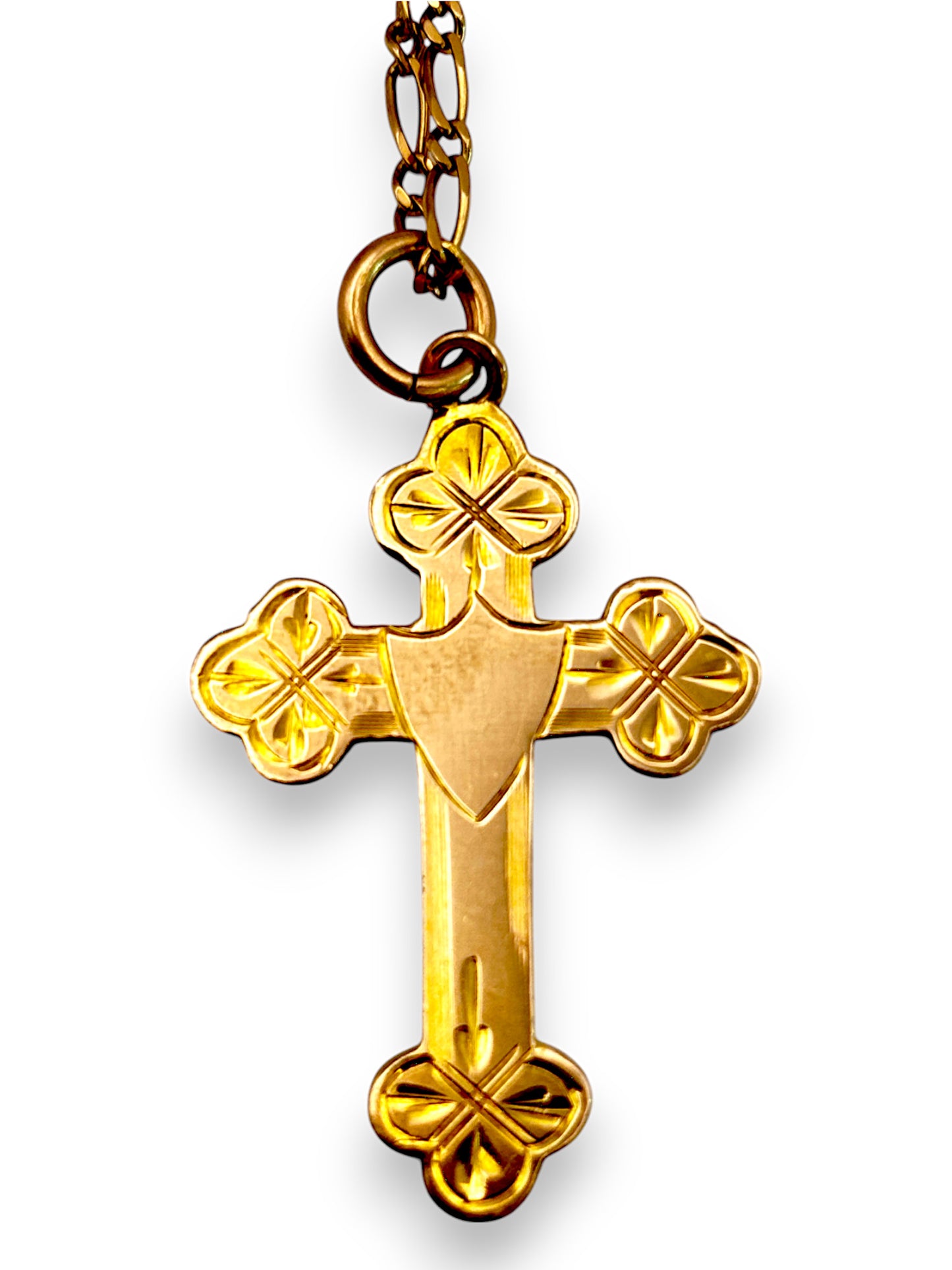 GOLD DEAL | 9ct Gold Flat Cross Pendant