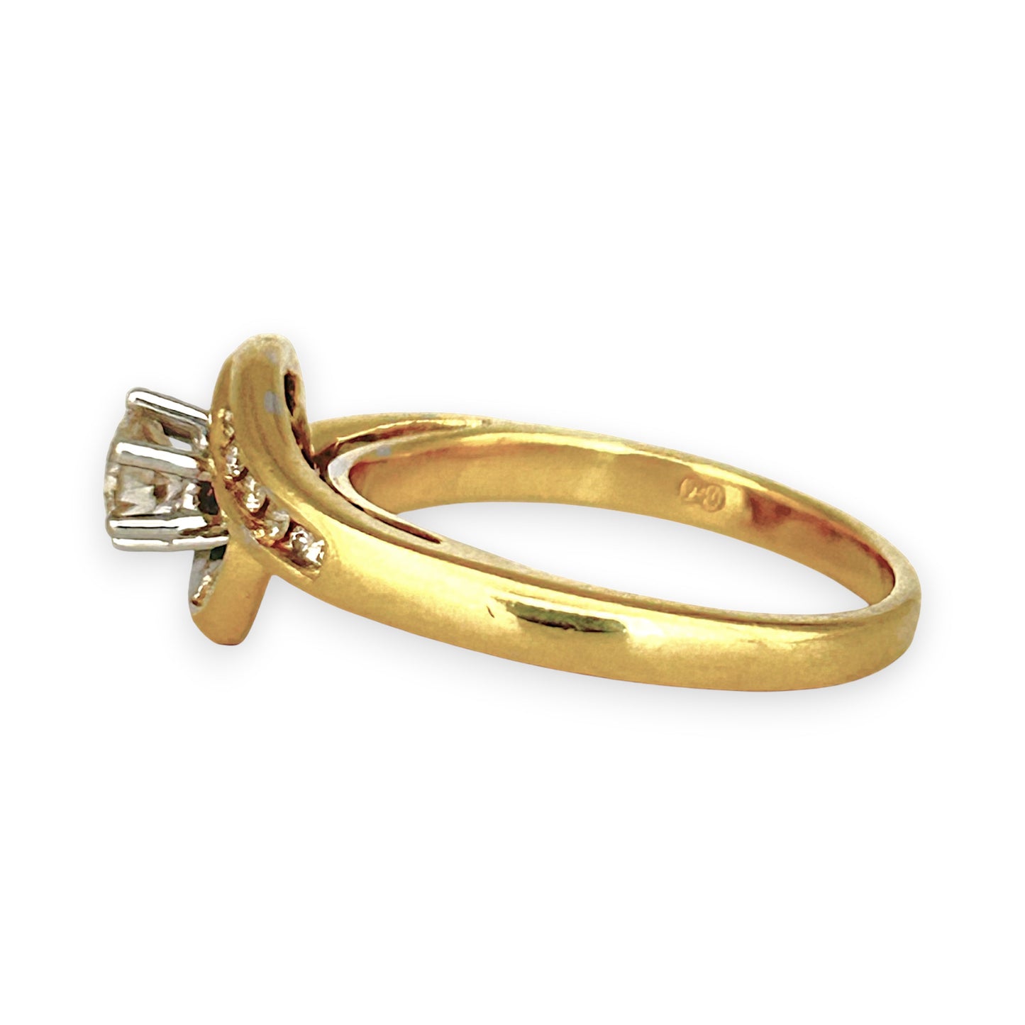 GOLD DEAL | FLASH SALE 18ct (18K) Gold Elegant Solitaire Diamond 0.39ct Ring Valuation $3,550