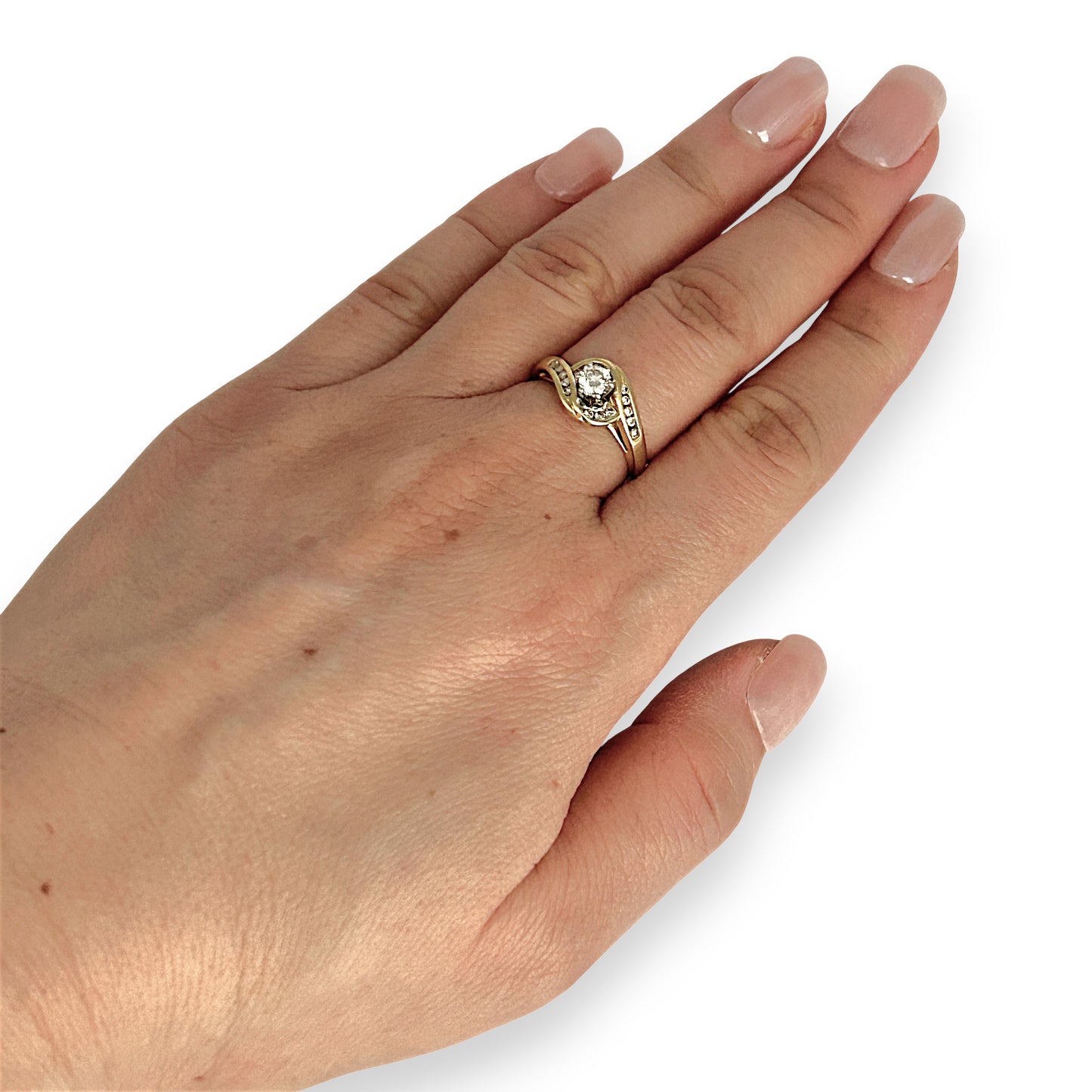 GOLD DEAL | FLASH SALE 18ct (18K) Gold Elegant Solitaire Diamond 0.39ct Ring Valuation $3,550