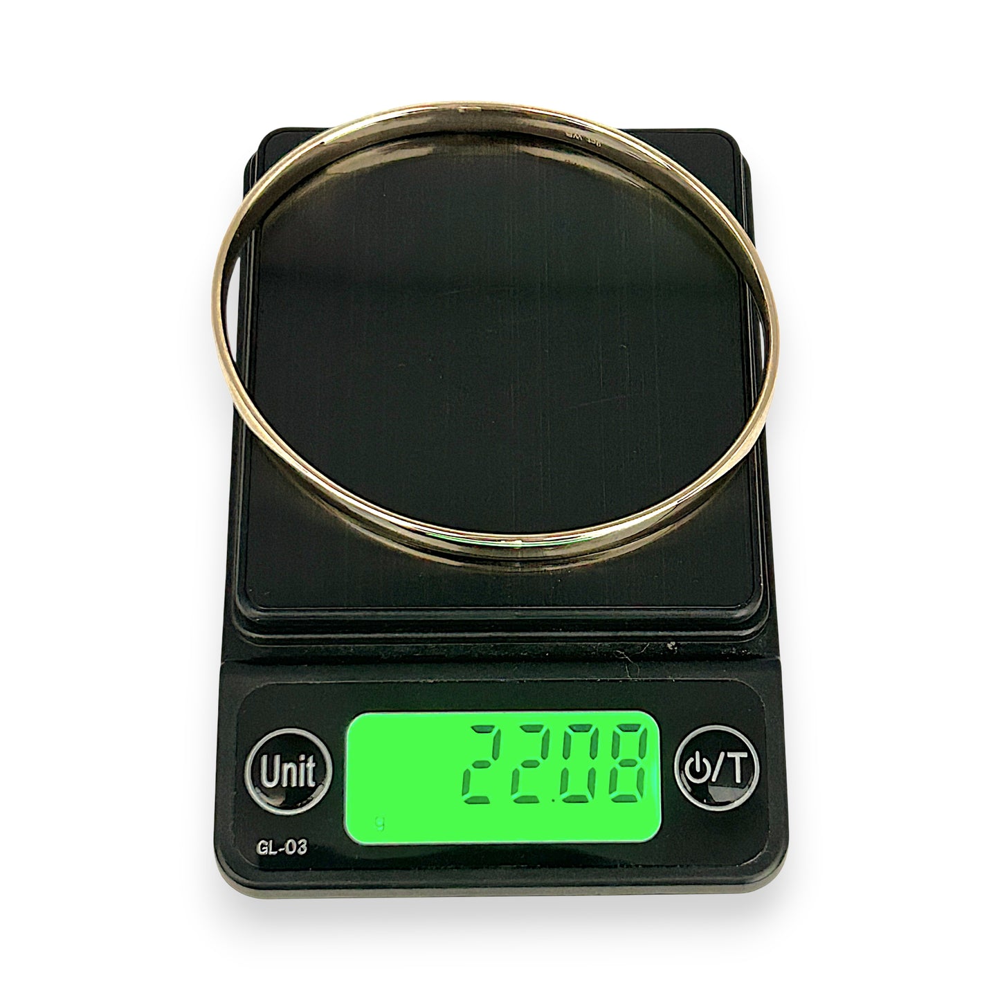 NZGD | 9ct Gold Refurbished Signature Oval Luxe Bangle 66.3mm x 56.9mm