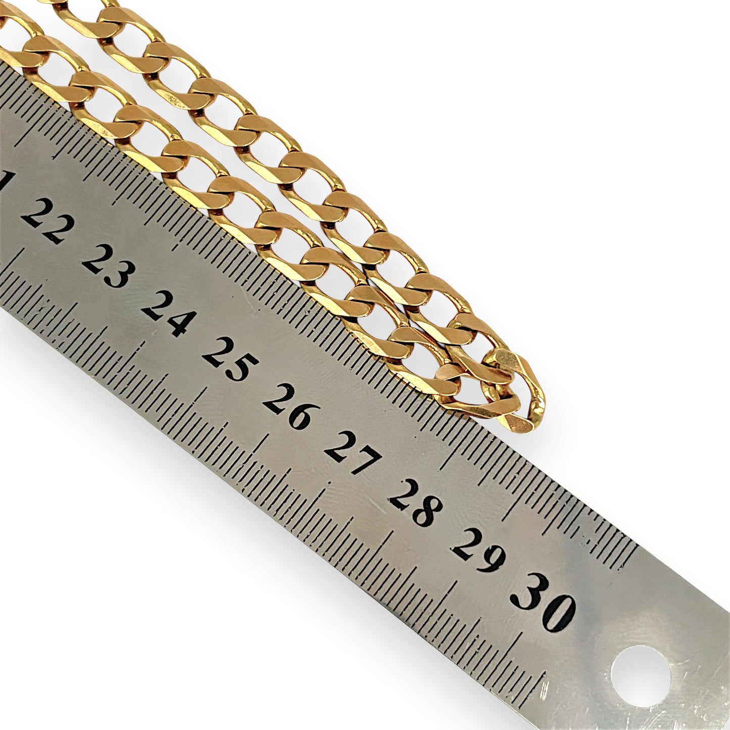 NZGD | 9ct Gold Seraphine Curb Link Chain 57cm