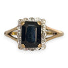 9ct Gold Sapphire Ring, Size O. R # 336